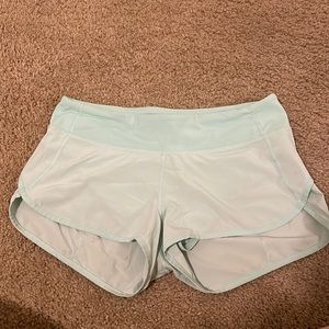 Mint Lululemon Shorts